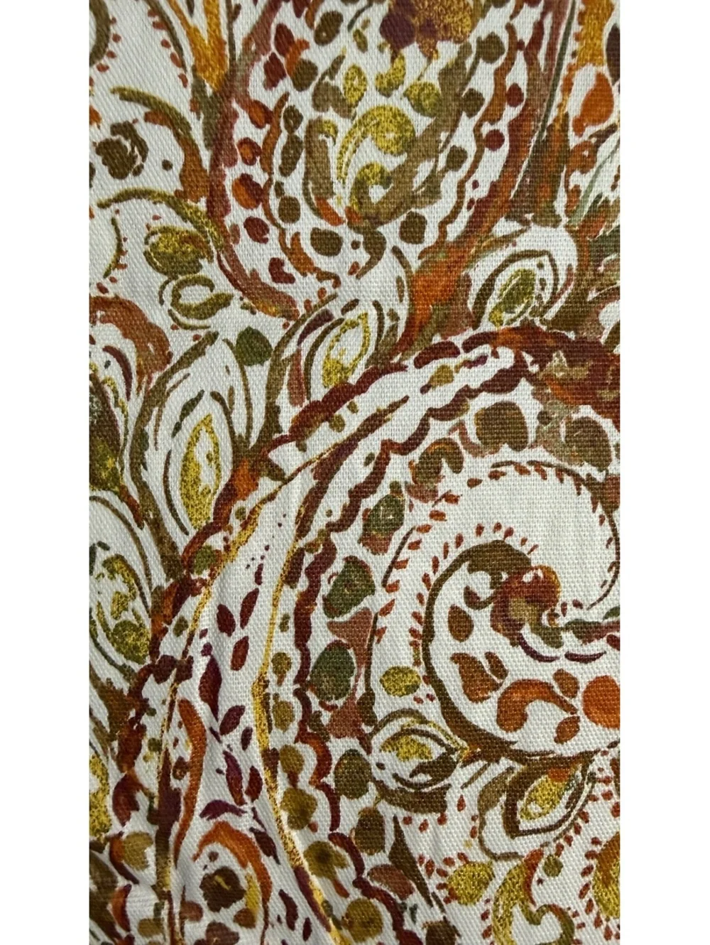 Cynthia Rowley Boho Table Runner 15”x 72” Paisley 100% Cotton Fall